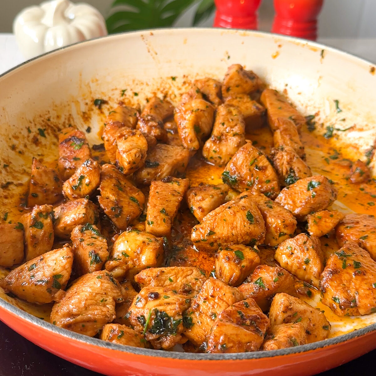 Fry the bacon & the chicken!