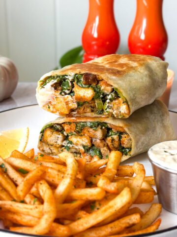 crispy chicken wrap