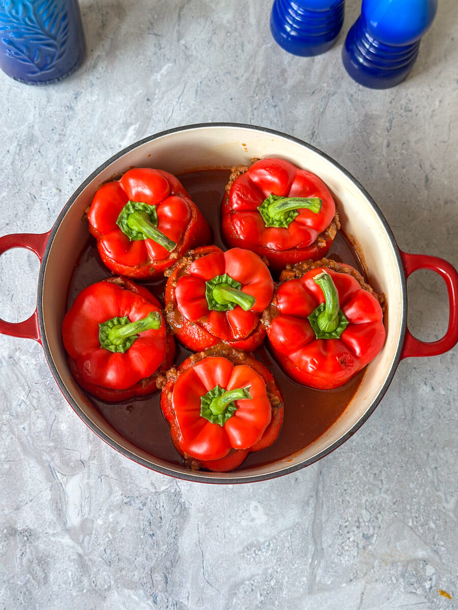 stuffed peppers no rice