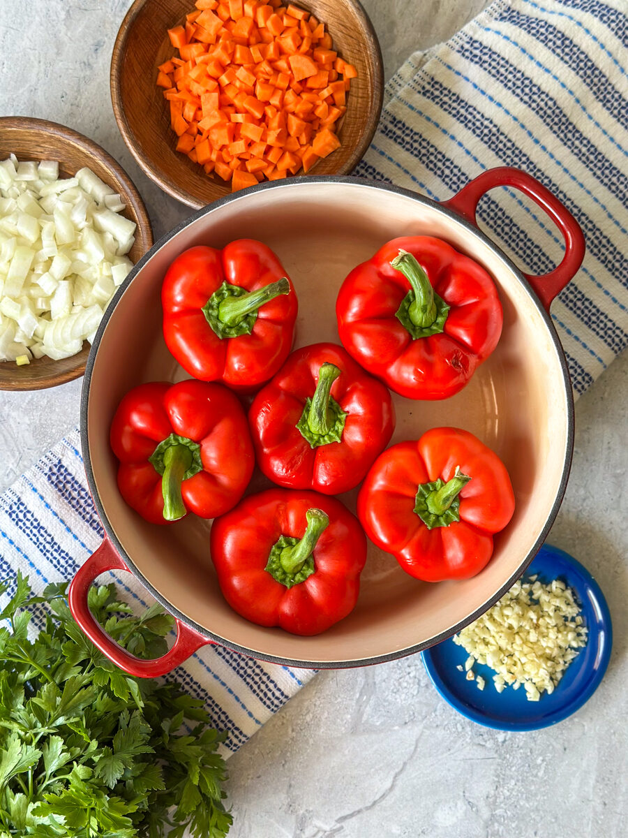 stuffed peppers no rice