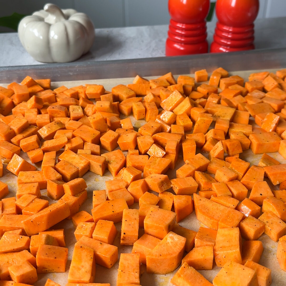 Roast the sweet potatoes!