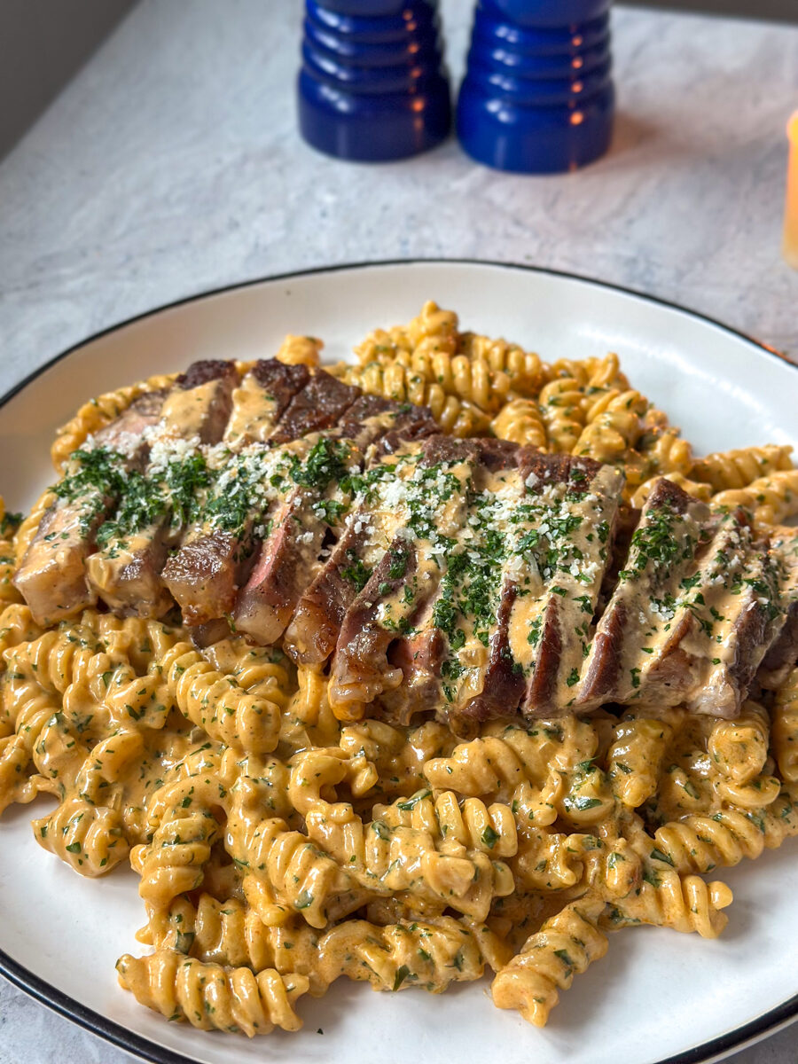 steak pasta