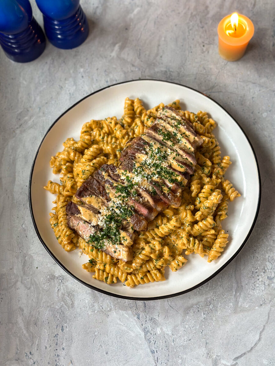 steak pasta