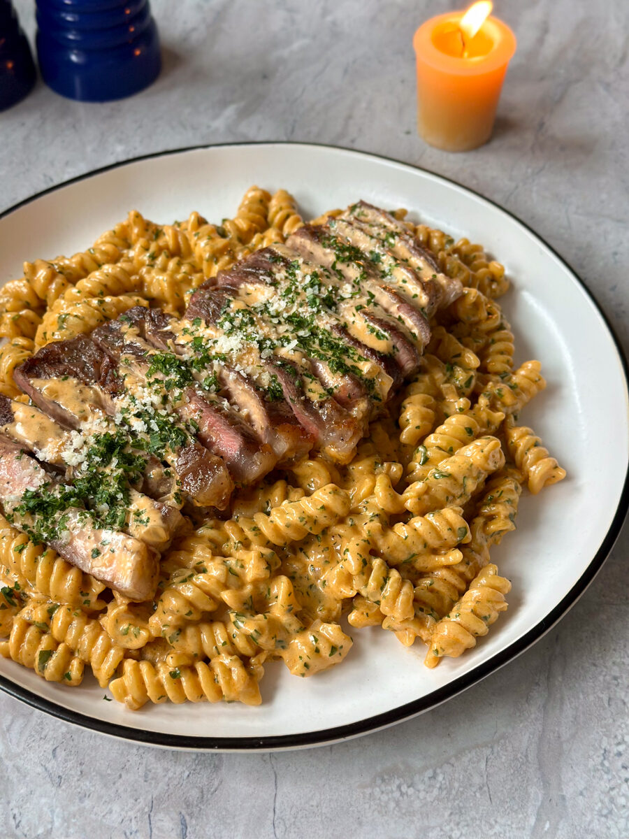 steak pasta
