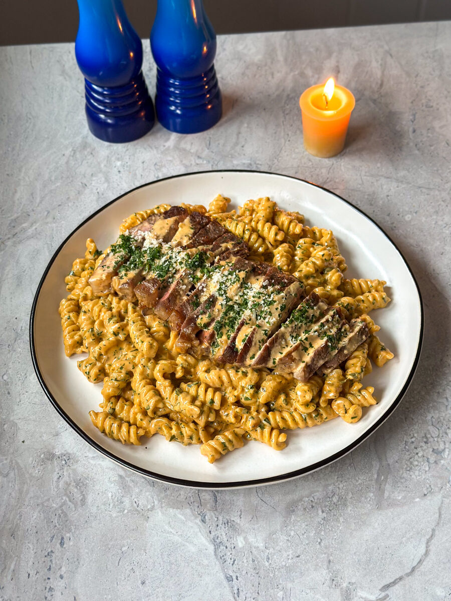 steak pasta
