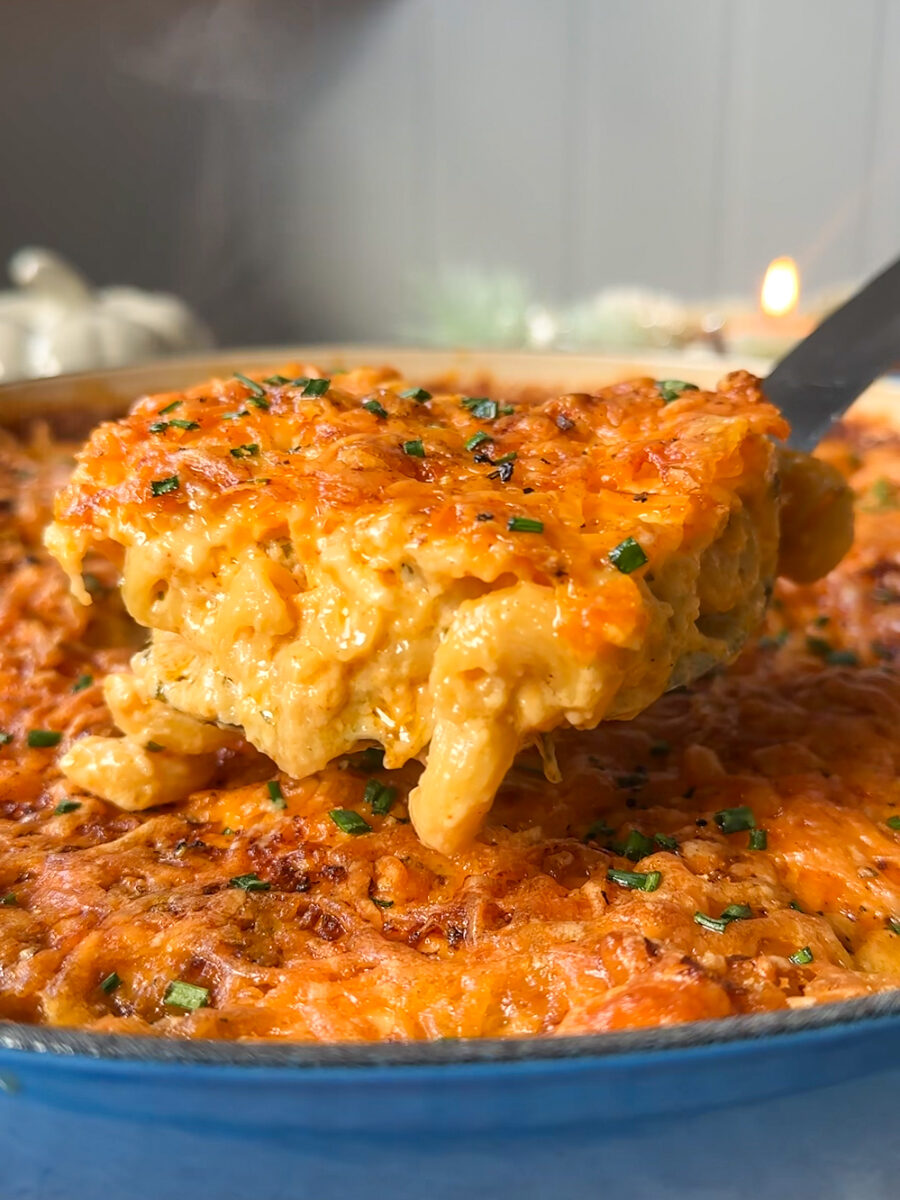 Melty Three-Cheese Mac & Cheese Recipe (Baked)