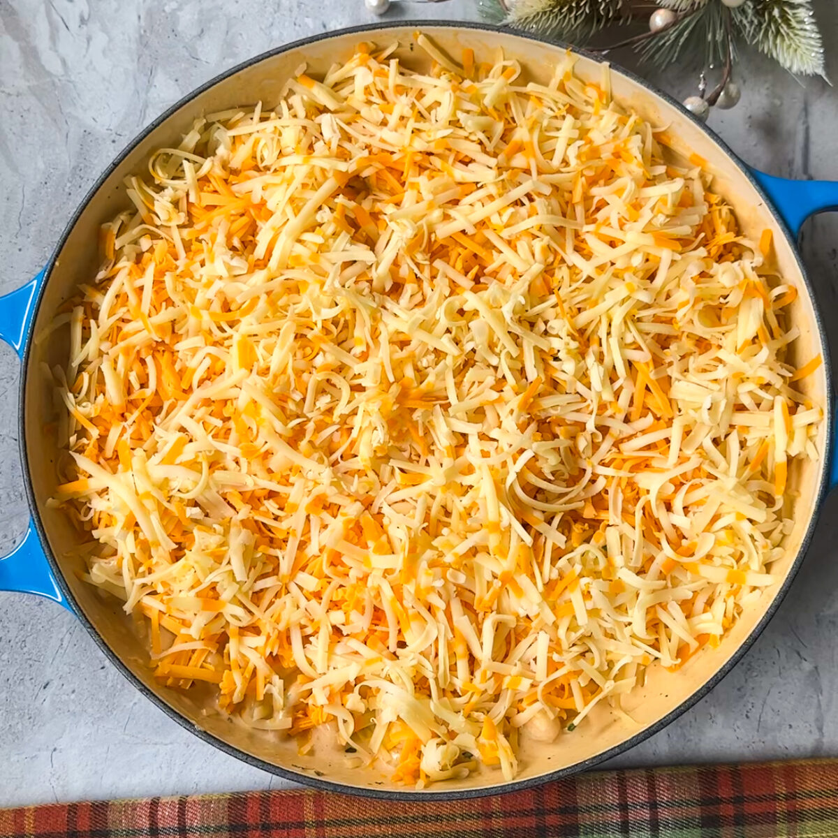 Cover in cheese & bake!