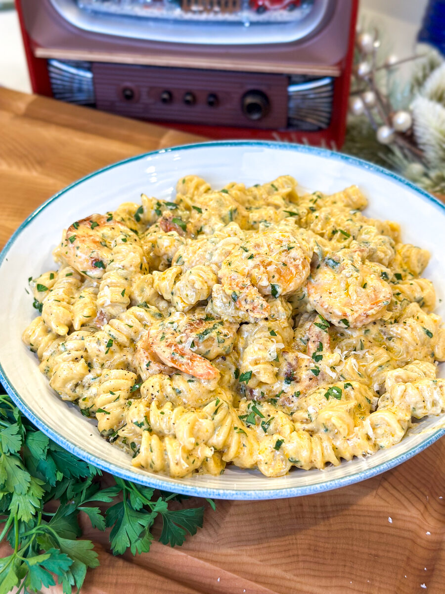 Creamy Garlic Butter Shrimp Pasta