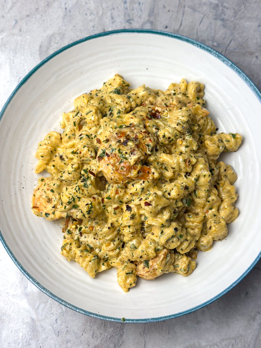 Creamy Garlic Butter Shrimp Pasta