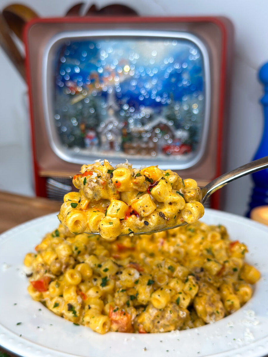 Chorizo sausage pasta