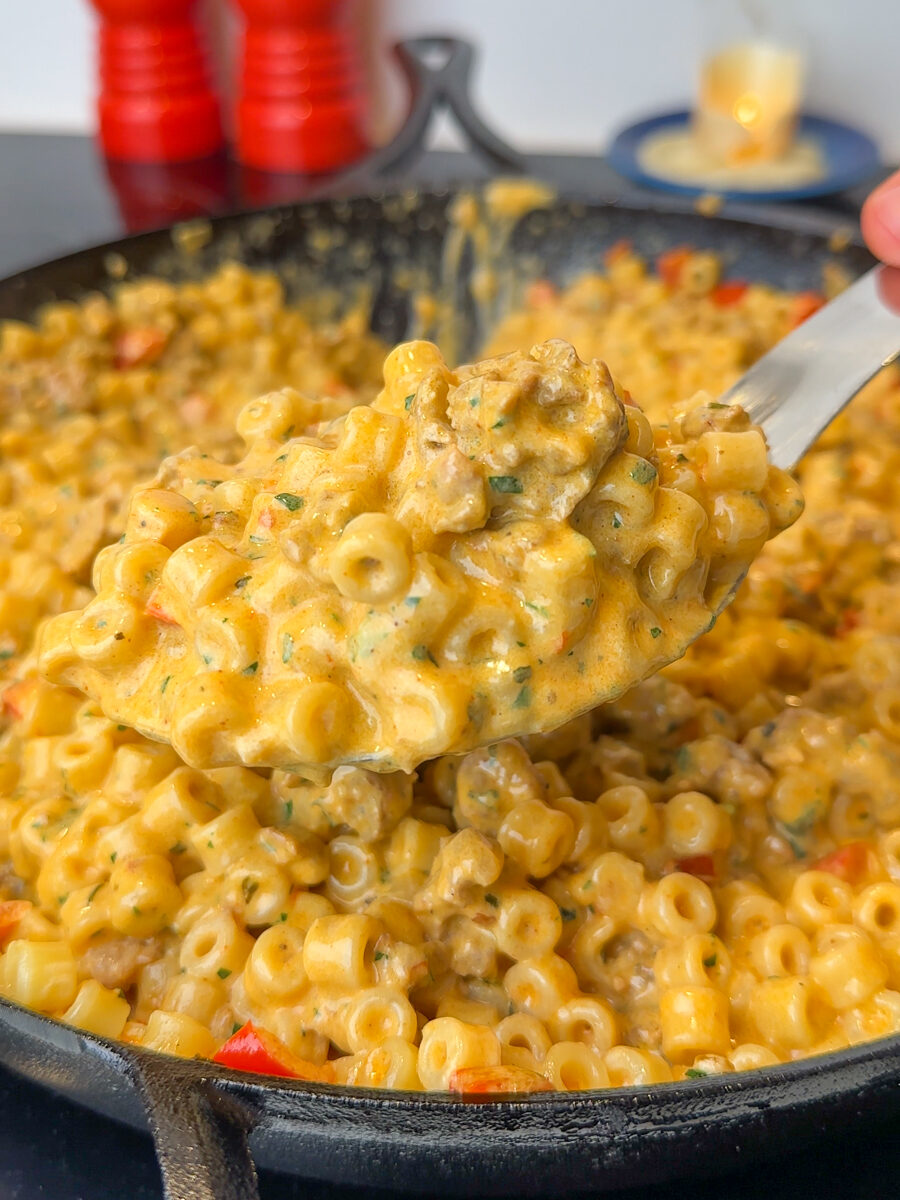 Chorizo sausage pasta