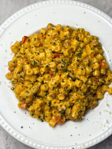 Chorizo sausage pasta