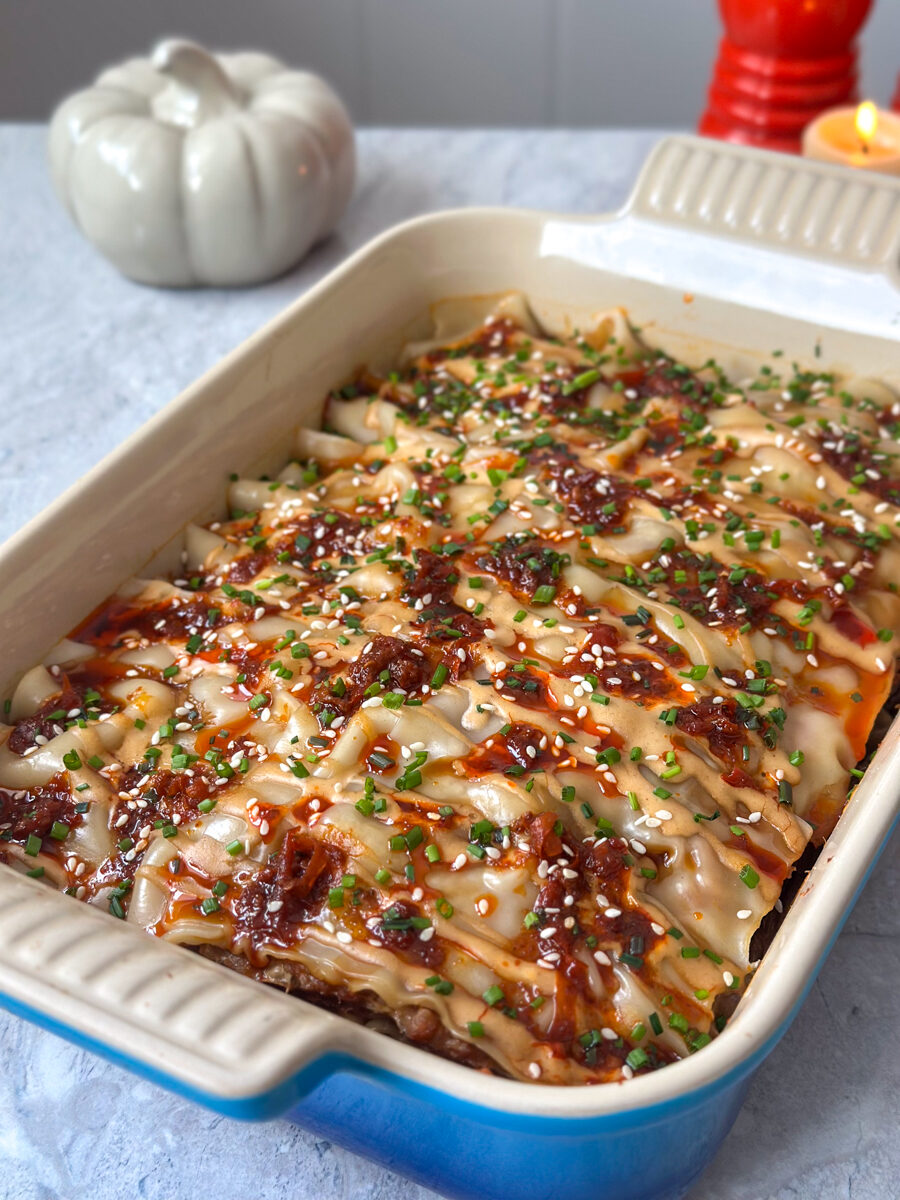 dumpling lasagna