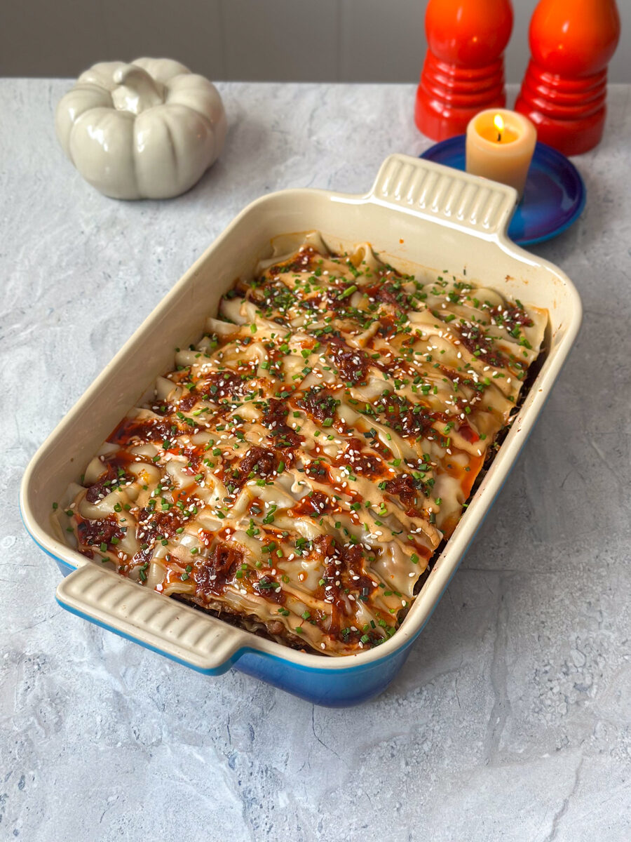 dumpling lasagna