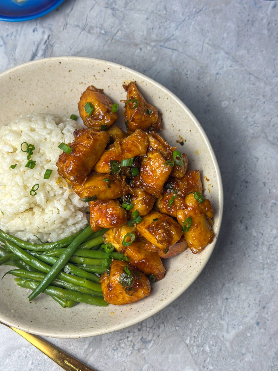 honey garlic chicken bites