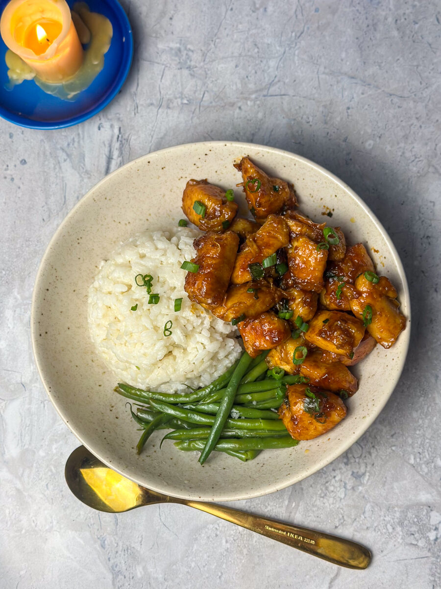 honey garlic chicken bites