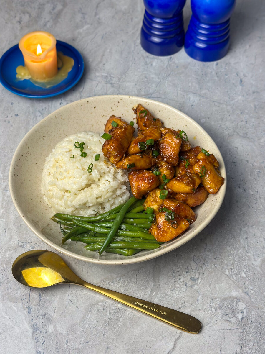 honey garlic chicken bites