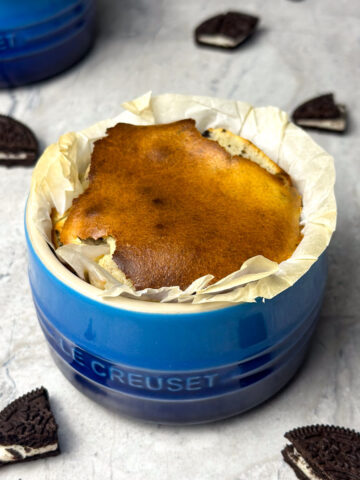 oreo basque cheesecake