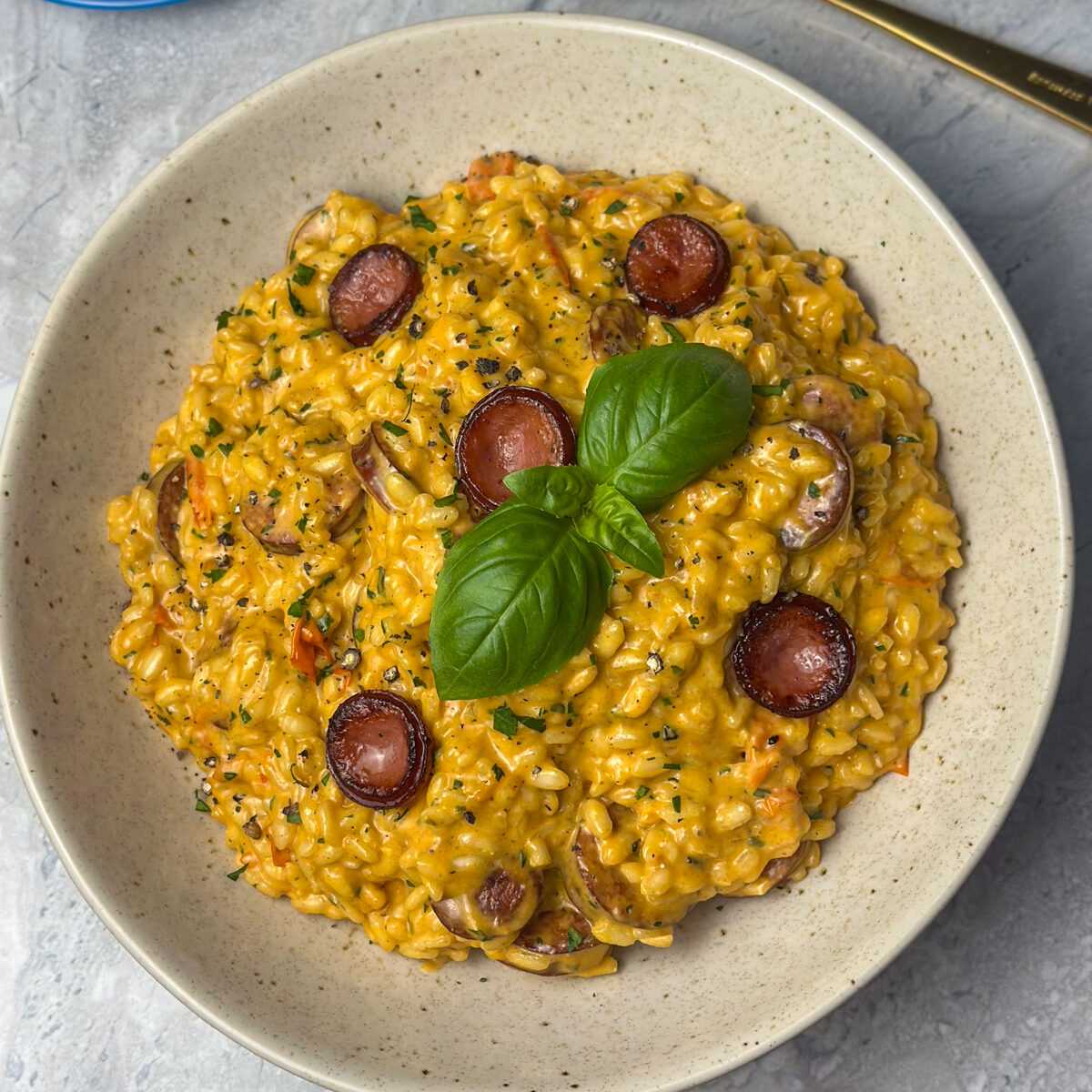 sausage risotto