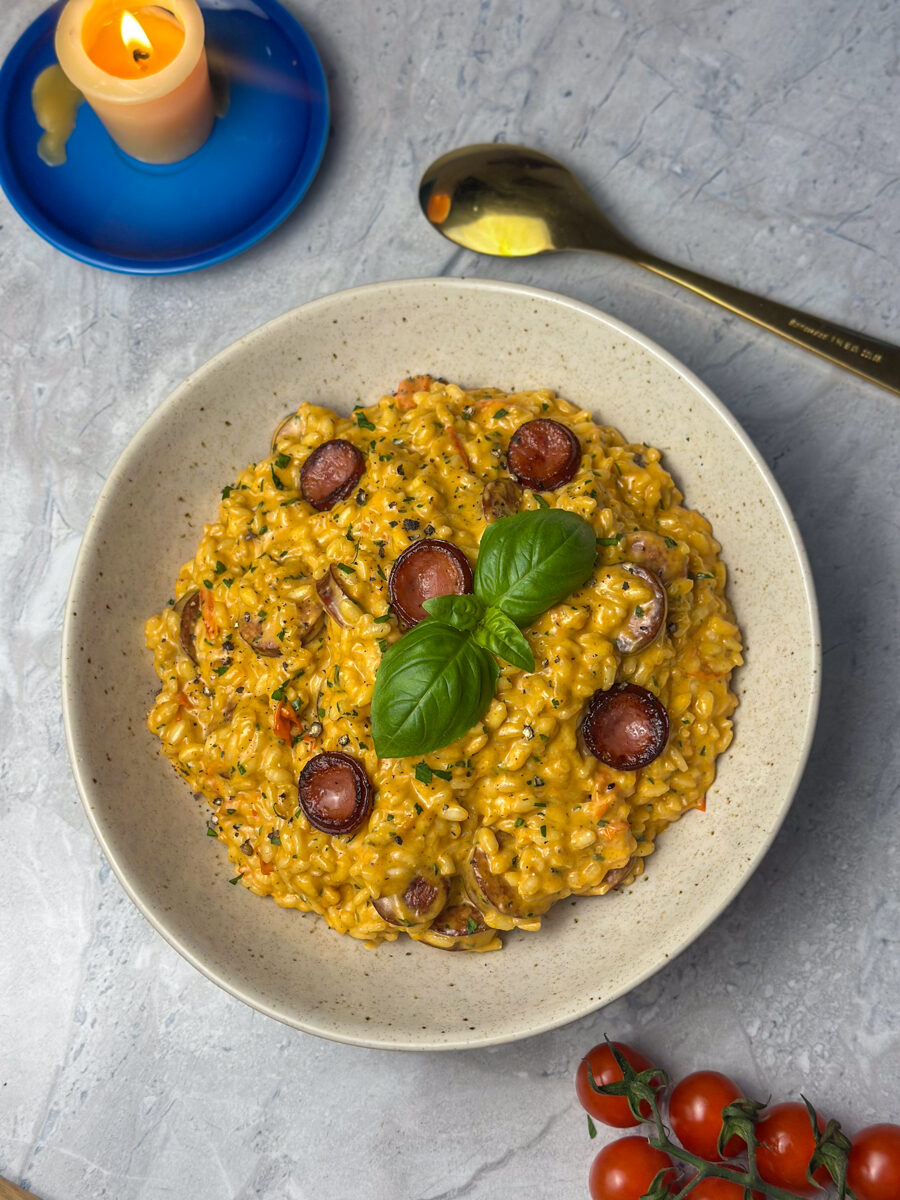 sausage risotto