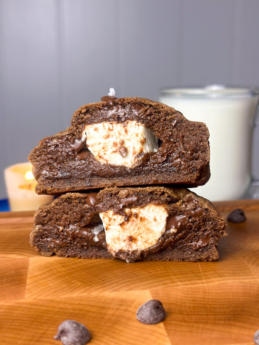 Chocolate cheesecake cookies