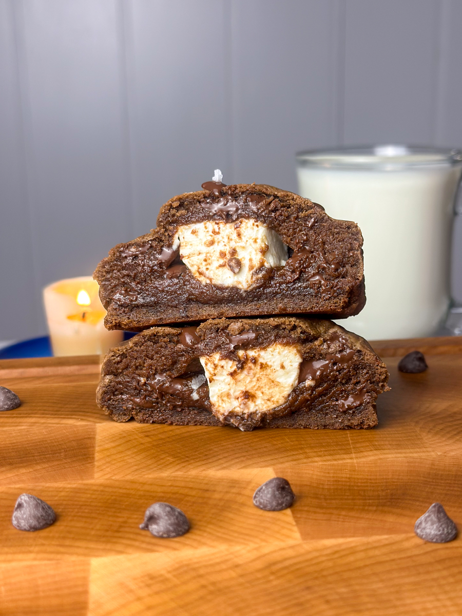 Chocolate cheesecake cookies