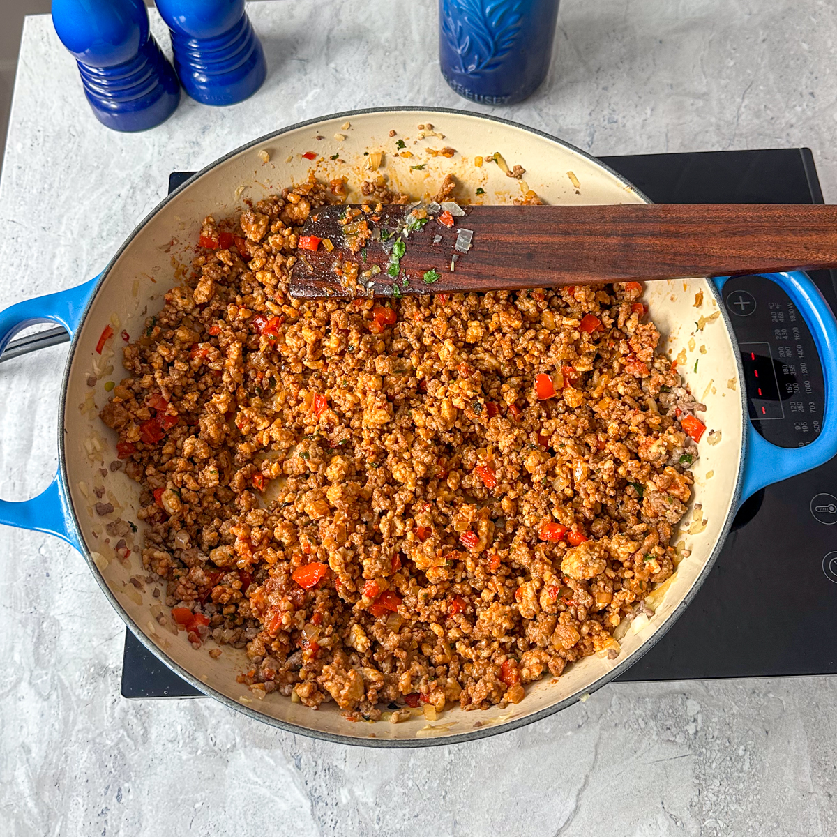 Prep the meat filling!