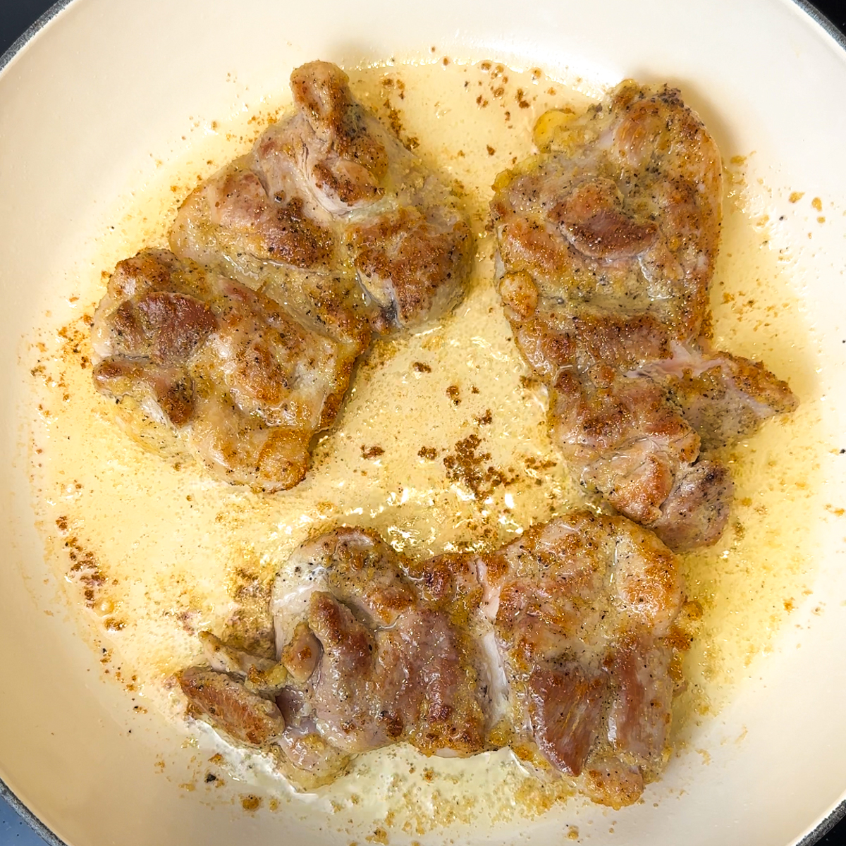 Fry the chicken & set aside!