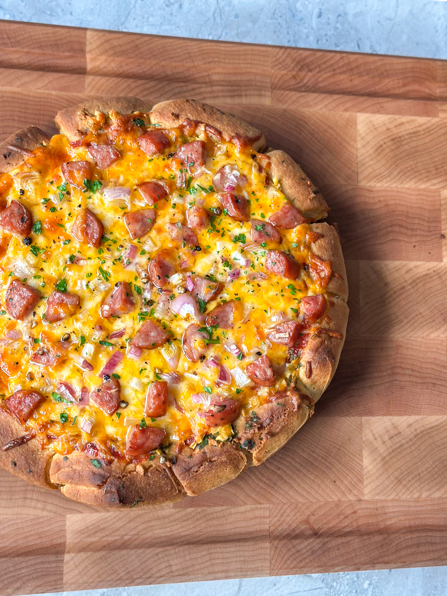 deep dish pizza