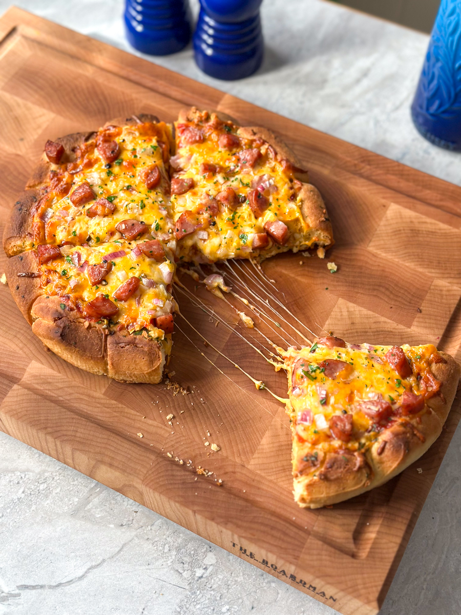 deep dish pizza
