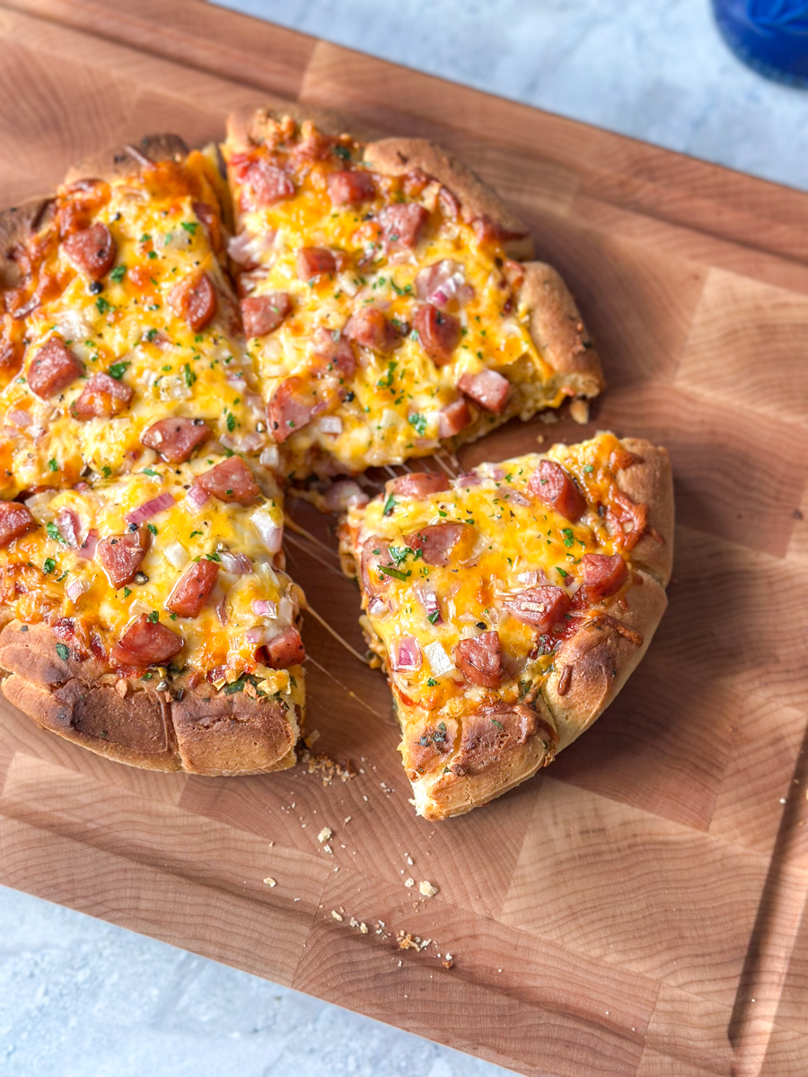 deep dish pizza