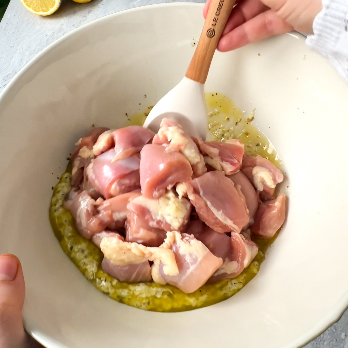 Marinate the chicken!