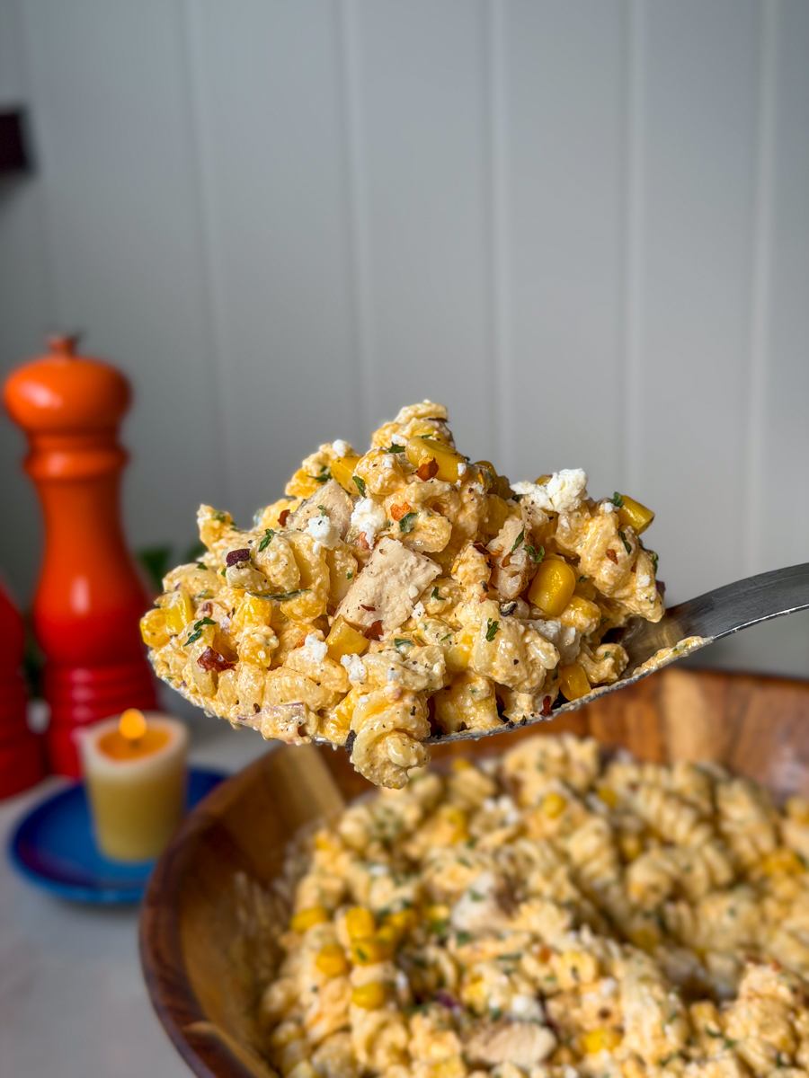 street corn pasta salad