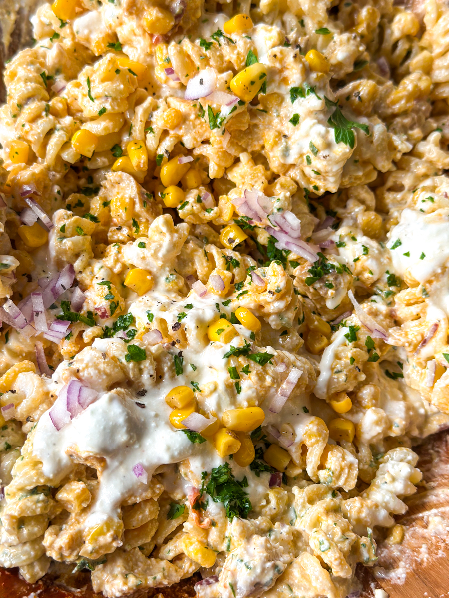 street corn pasta salad