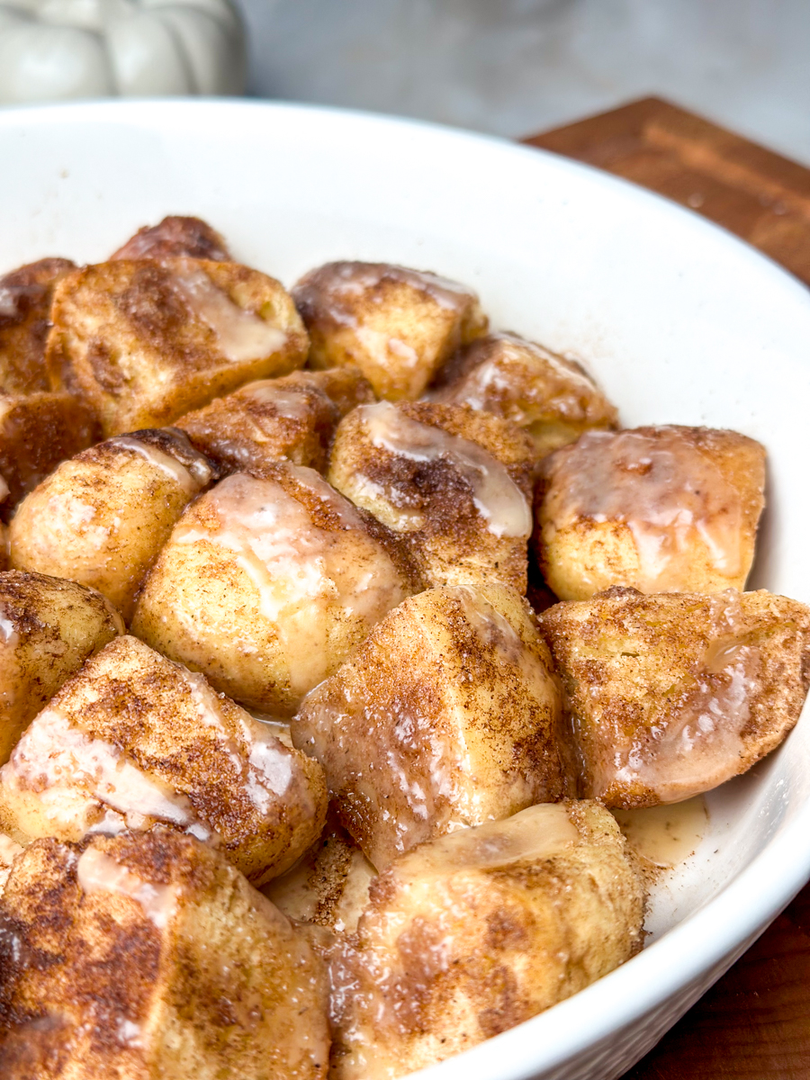 cinnamon roll bites
