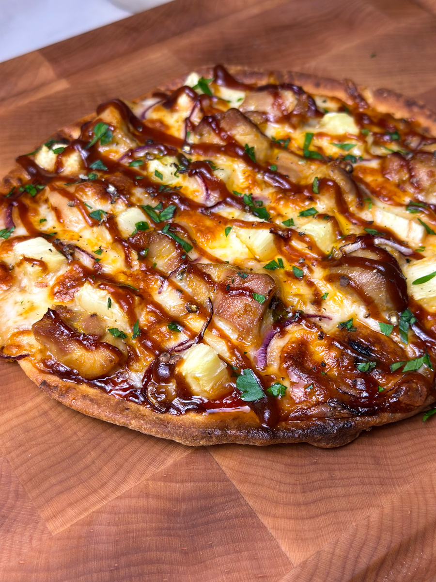 Naan pizza recipe