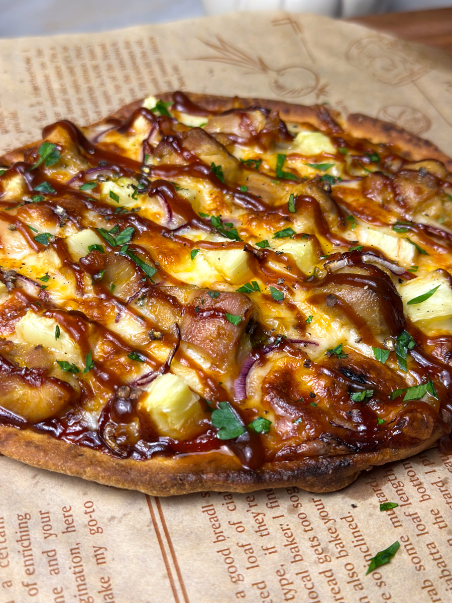 Naan pizza recipe