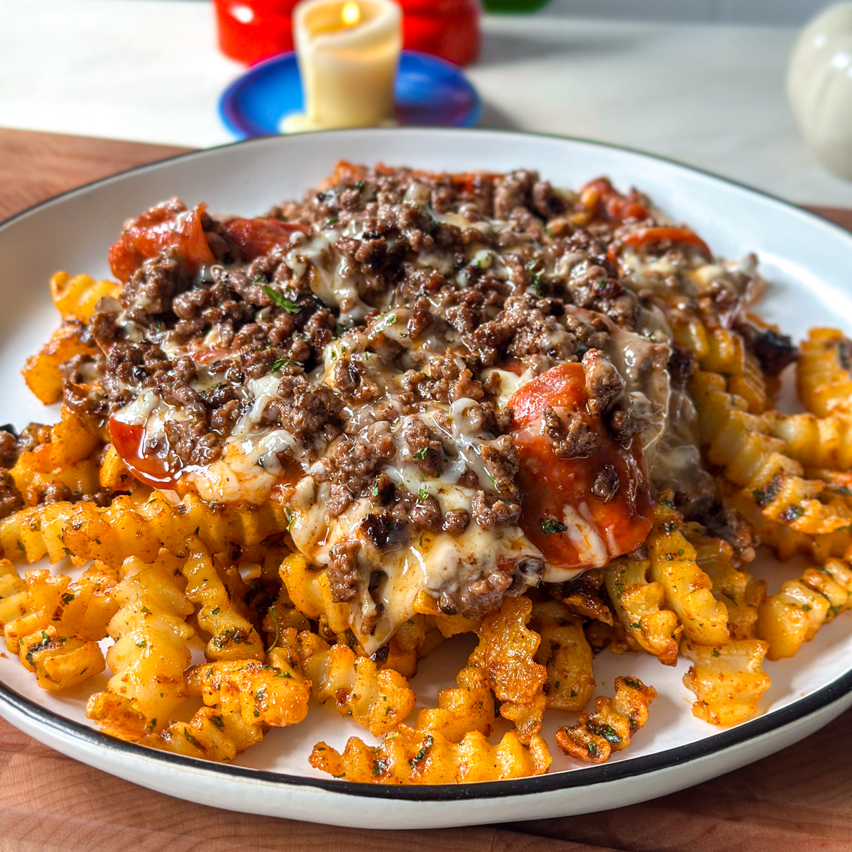 cheesy loaded fries