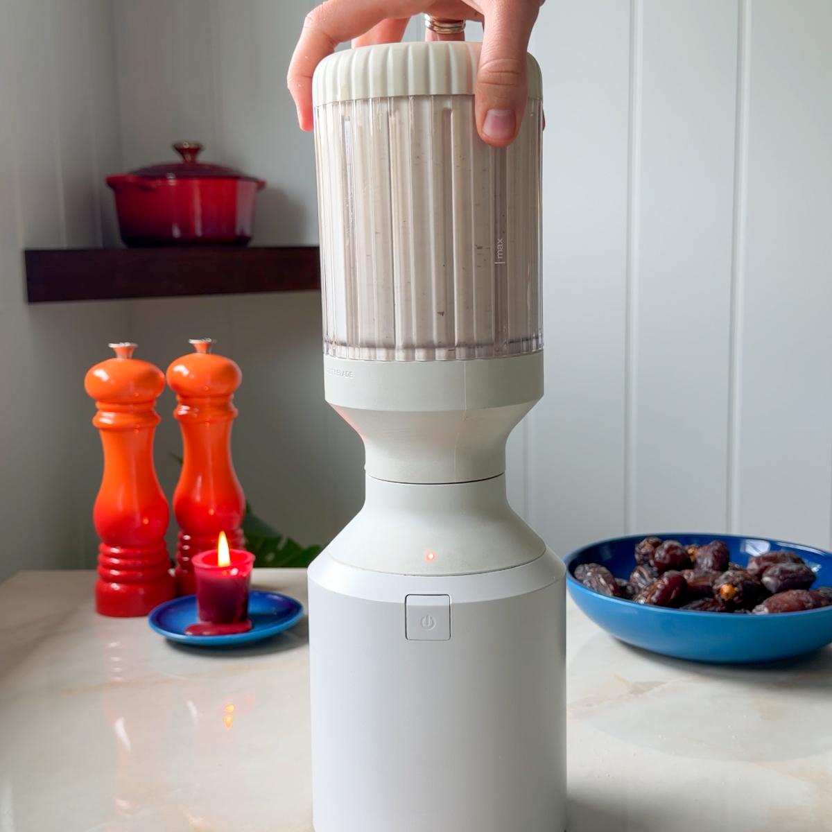Blend altogether in a high speed blender!