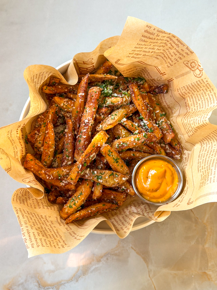 garlic parmesan french fries