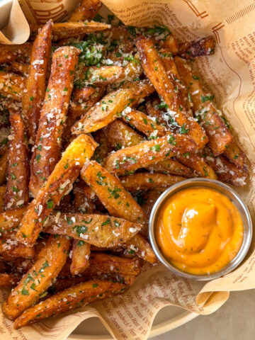 garlic parmesan french fries