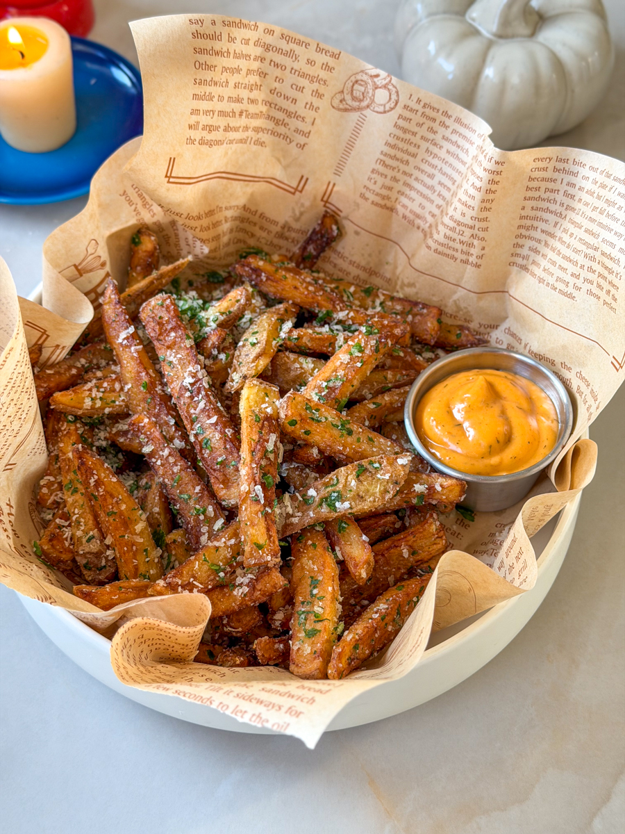 garlic parmesan french fries