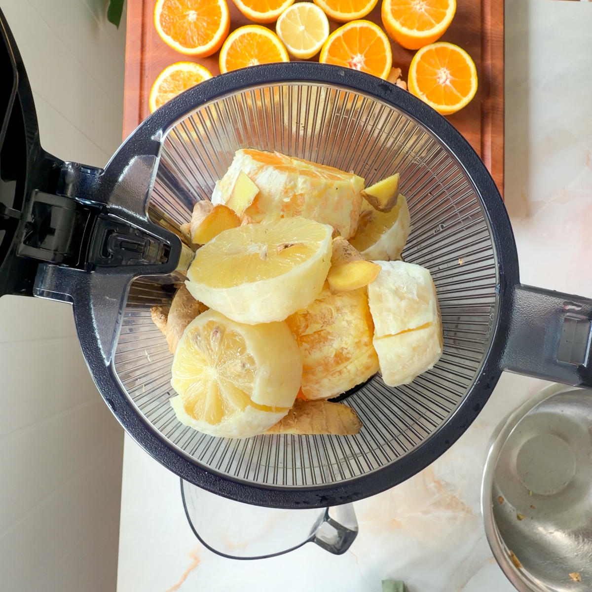 Transfer to a juicer or blender!