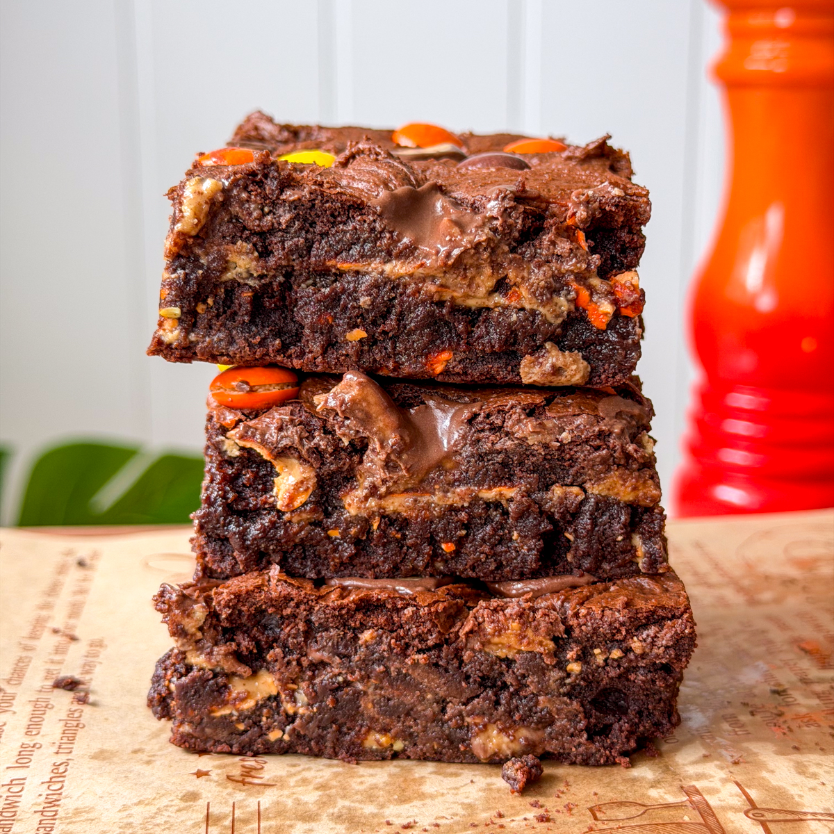 homemade-reeses-brownies-pan