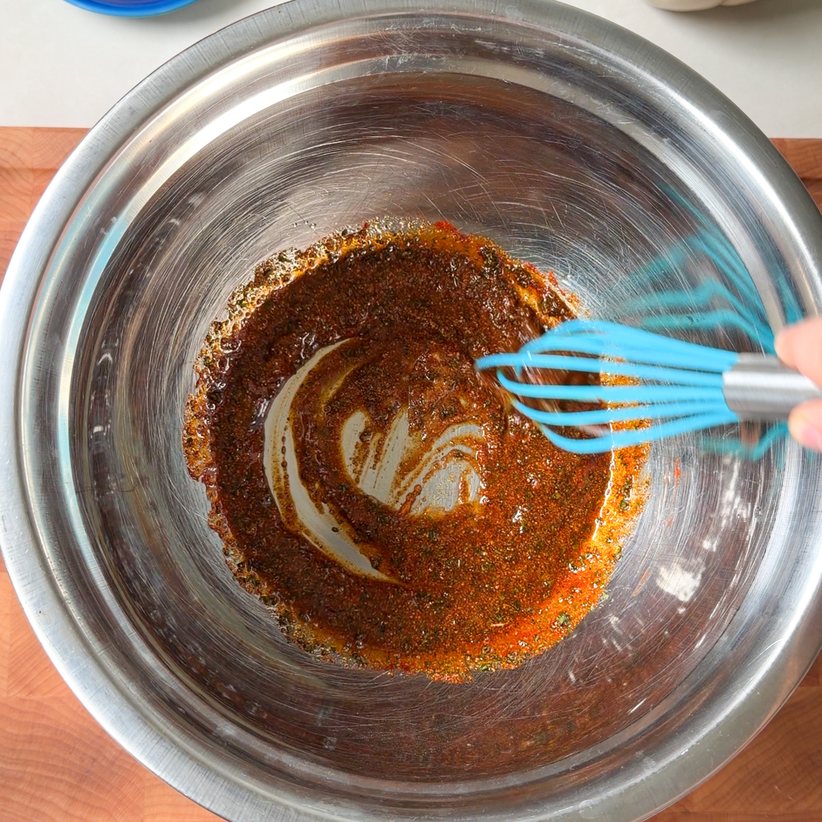Make the butter spice mixture for the fries!
