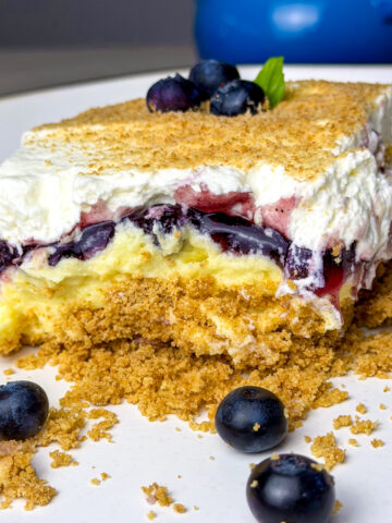 no bake blueberry cheescake