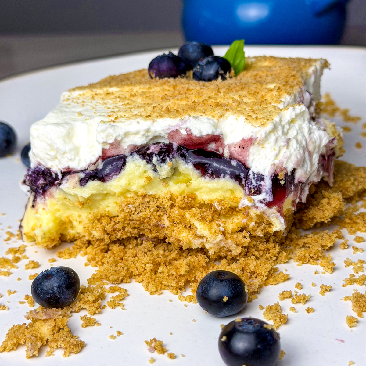 no bake blueberry cheescake