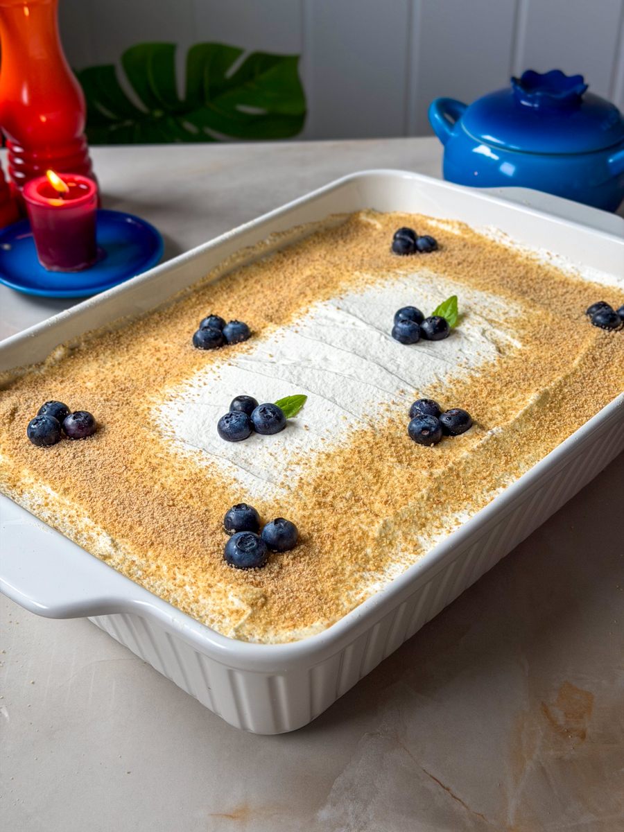 no bake blueberry cheescake