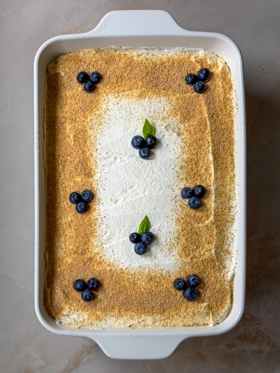 no bake blueberry cheescake
