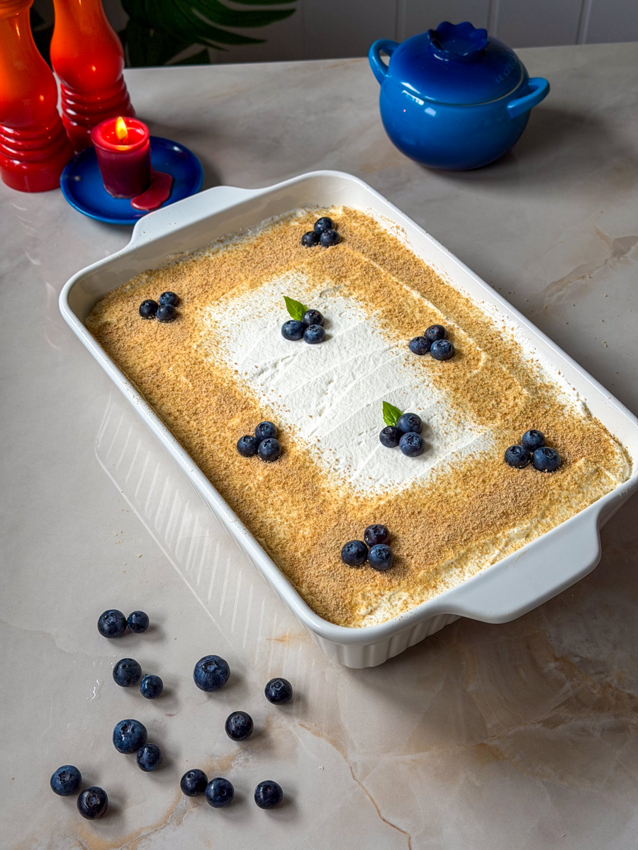 no bake blueberry cheescake